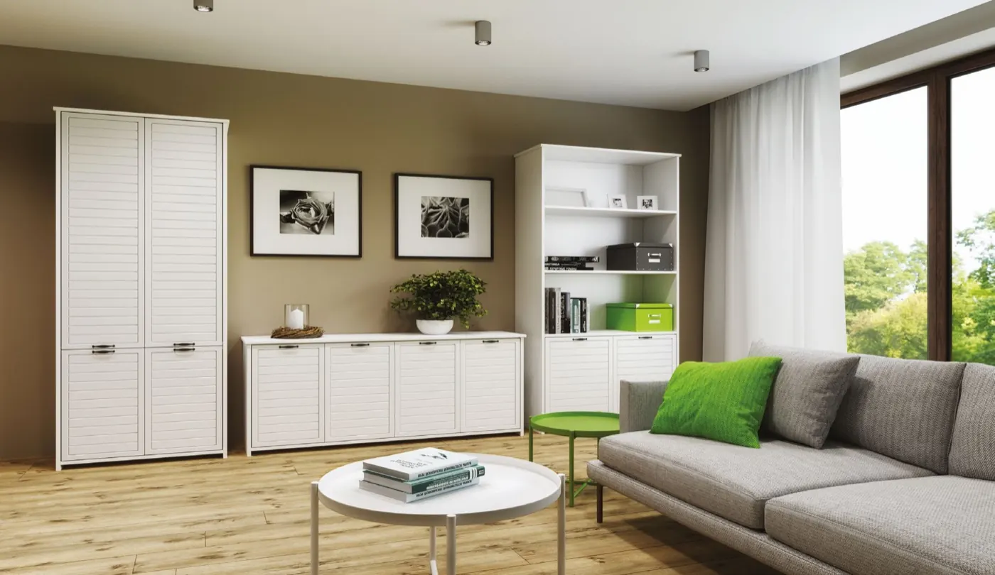 Click to enlarge Louvre doors – closed slats